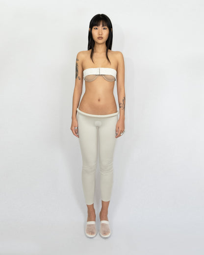 Hooped low waist leggings