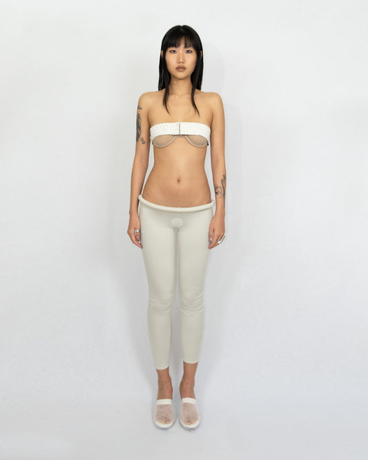 Hooped low waist leggings