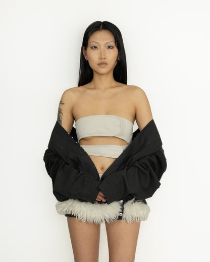 Patched lingerie set
