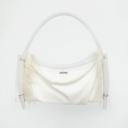 Hooped furry bag