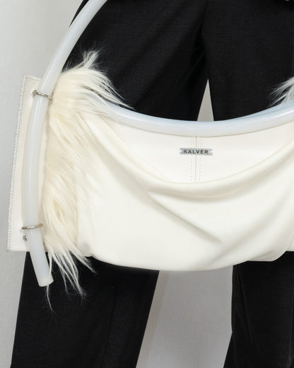 Hooped furry bag